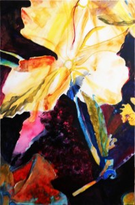 Freeform interpretation of Winter rose